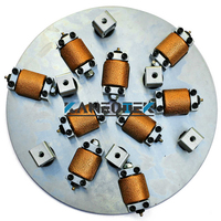 KANEOTEK-placas de martillo de diamante soldado al vacío, 18 pulgadas, 450mm, con 9 rodillos para mármol
