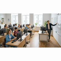 Wholesale OEM 23.8 27 inch Height Adjustable All in One Desktop Computer Intel Core i7 i9 IPS Windows 11 AIO PC School Lab