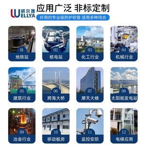 ท่อร้อยสายไฟแบบยืดหยุ่นเคลือบพีวีซี ขนาด 8-100 มม. ทนไฟ สำหรับป้องกันสายไฟและสายเคเบิล - Product Image 3