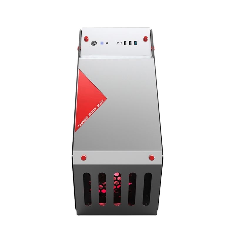 Open Tempered Glass Computer Game Cases