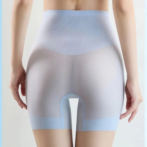 Seamless Body Shapers Women High Waist Tummy Control Shorts Butt Lifter Slimming <b>Shapewear</b> Ultra Thin Ice Silk Shaping Pants - Product Image 4