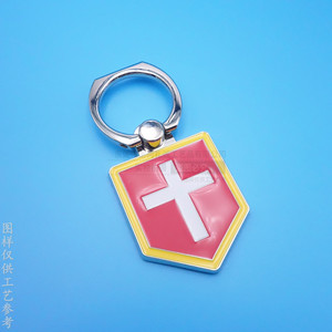 Metal Phone Ring Holder Zinc Alloy Enamel Logo <b>Desktop</b> <b>Stand</b> Customization Gift - Product Image 2