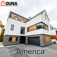 Ventanas Panorámicas OUNA California con Certificación NFRC, Triple Acristalamiento, Precio Económico, Ventana Negra Grande, Ventana Fija