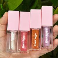 Gloss à lèvres hydratant à formule naturelle, acide hyaluronique, vitamine E, huile repulpante pour les lèvres, pour le maquillage, la beauté et les cosmétiques