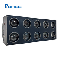 10 pièces * 80w lumière de fond de faisceau de lavage épissable avec effet de chasse lumière auxiliaire rvb pour l'éclairage de scène de spectacle d'événement de Concert