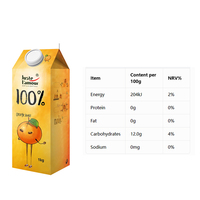Groothandelsprijs 100% Pure Sinaasappelsap Zonder Toevoegingen Versgeperste Fruitsap Klaar om te Drinken Sinaasappel drankje