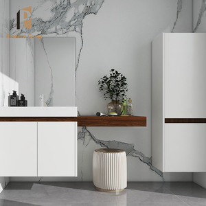 Meuble de salle de bain mural avec miroir Meuble salle de bain Design moderne - Product Image 2