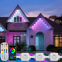 Vente chaude LED Pixel Point Éclairage DC24V Décoration Extérieure Étanche IP67 RGBIC Permanent LED Noël Pixel Lumières