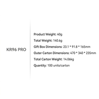 KR96PRO – Bracelet intelligent sans écran, moniteur de fréquence cardiaque, d'oxygène dans le sang, de sommeil, compteur de pas, rappel Bluetooth, bracelet de sport