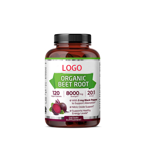 Cápsulas de Remolacha de Marca Privada OEM para el Control de la Presión Arterial y Energía Natural para Adultos - Product Image 1