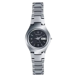 Nouvelle montre à quartz en alliage or rose élégante et minimaliste de luxe personnalisée, double calendrier, résistante à l'eau 50M, pour couple romantique - Product Image 5