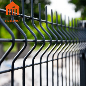 Cercado <span class=keywords><strong>de</strong></span> jardín <span class=keywords><strong>de</strong></span> hierro y Metal galvanizado para exteriores, Panel <span class=keywords><strong>de</strong></span> malla <span class=keywords><strong>de</strong></span> alambre soldado 3D, valla colgante soldada con curvas Fenc - Product Image 5