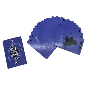 Fábrica fabricação adulto recreação diversão cartão jogo personalizado impressão estilo chinês papel batalha jogo cartões