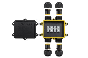 クランプ防水コネクタ接続ボックスIP68保護4way H形状照明システムの信頼性の高い性能に最適 - Product Image 5