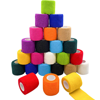 Bandage Cohésif Élastique Respirant de Qualité Supérieure, Solide, Écologique, Résistant à l'Eau, pour le Soutien, la Musculation et la Boxe