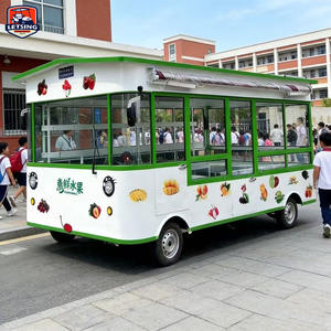 Camion de vente ambulante de fruits et de restauration rapide pour campus scolaire, avec cadre résistant à la rouille, longueur de 5 mètres, pour la communauté étudiante - Product Image 1