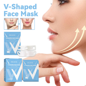 Masque facial tendance en gel 5 pièces pour amincir le visage, éliminer les rides du cou, liftant, raffermissant, anti-âge, effet visage en V - Product Image 6