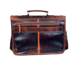 Bolso Cruzado de Cuero Genuino Premium, Clásico y Elegante, Hecho a Mano, Duradero para Uso Diario, Compartimentos Espaciosos - Product Image 3