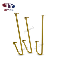 Jieying Table basse à manger pieds lumière cadre de meubles en métal de luxe support de plaque de roche légère raccords de meubles