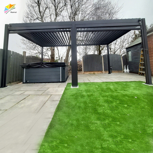 <span class=keywords><strong>Toldo</strong></span> Automático de Aluminio para Exteriores, Ecológico, con Recubrimiento en Polvo, para Patio, Balcón, Terraza, Gazebo, Arcos, Puentes, Pérgola - Product Image 3