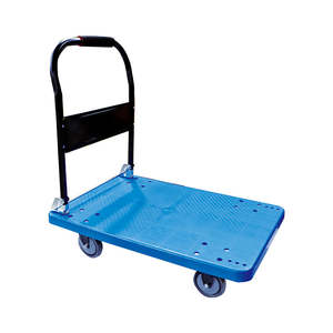 Industrial 300kg Plataforma plegable Carro de mano Rueda Almacén al aire libre Caja de plástico de goma Herramientas Plástico de PVC plegable - Product Image 5