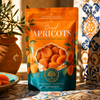 Sachet Doypack Personnalisé Mat pour Abricots Séchés avec Fenêtre et Fermeture Ziplock – Emballage Premium Refermable pour Snacks aux Fruits (SUP)
