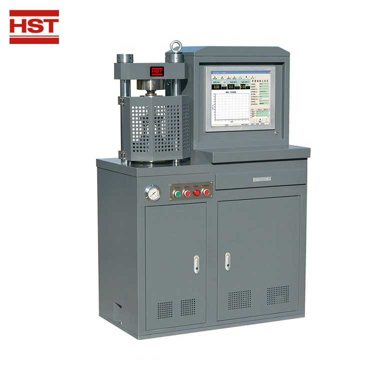 Hst YAW-300C 300kn điện tử bê tông uốn sức mạnh nén thử nghiệm máy