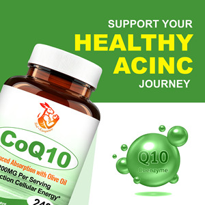 Gélules de CoQ10 ODM OEM : Soutient la cognition, propriétés antioxydantes, améliore la production d'énergie et favorise le bien-être mental - Product Image 2