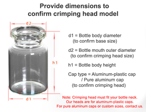 Machine de capsulage pneumatique semi-automatique pour bouteilles en verre avec bouchon en aluminium, parfums, cosmétiques, aliments, boissons, produits chimiques - Product Image 4