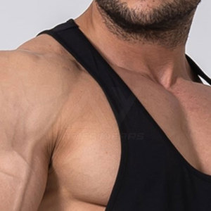 Débardeur de gymnastique pour hommes de haute qualité pour les entraînements d'été et la course à pied vente directe d'usine vêtements d'exercice à motif vierge - Product Image 5