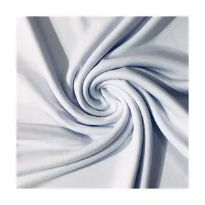 China fabricante 100% poliéster material interlock 4 way stretch esportes tecido para seco fit t-shirt