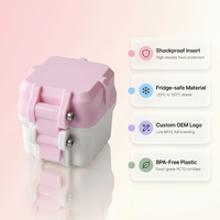 3ml 4-Fach Transparente PETG Stoßfeste Sichere Snap-Lock Umweltfreundliche Hochwertige Peptid-Fläschchen Aufbewahrungsbox OEM Anpassung