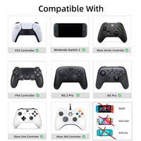 Capuchon analogique de manette en silicone, poignée de joystick pour Xbox 360 One Series X s playstation PS5 PS5 2025 Switch 2 Joycon