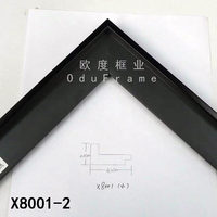 Moldura para Marcos de Fotos de Poliestireno Expandido (EPS) Oudu X8001, Venta al Por Mayor de Fábrica, Estilo Moderno, Minimalista, Rústico, Decorativo, Ecológico y Personalizable