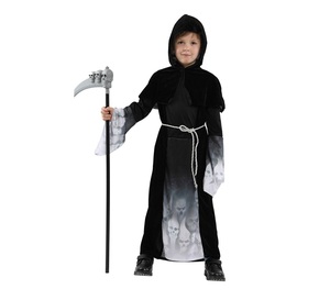 Costume de cosplay squelette unisexe pour enfants, en polyester, idéal pour <span class=keywords><strong>Halloween</strong></span> - En stock - Product Image 5