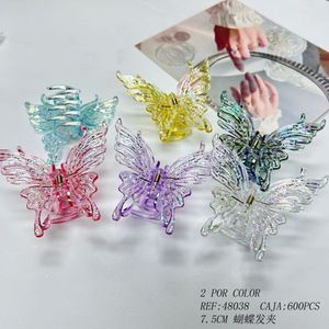 Pinza de Pelo con Forma de Mariposa de 7.5 cm, Pinza de Pelo Acrílica Colorida para Mujeres y Niñas, Accesorio de Moda - Product Image 3