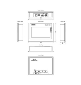 6AV6648-0CC11-3AX0 Pieza de Repuesto *** SIMATIC HMI SMART 700 IE V3, Panel Inteligente, Operación Táctil, Pantalla TFT Panorámica de 7'', 65,536 Colores - Product Image 5