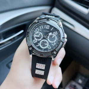 <span class=keywords><strong>Reloj</strong></span> <span class=keywords><strong>GUESS</strong></span> GW0051G4 al por Mayor, Nuevo Modelo 2025, Deportivo y Ejecutivo para Hombre, Cronógrafo con Movimiento <span class=keywords><strong>de</strong></span> Cuarzo, Esfera Negra <span class=keywords><strong>de</strong></span> 46 mm, Acero Inoxidable - Product Image 3