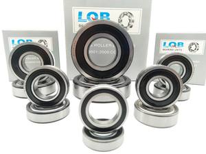 ตลับลูกปืนเม็ดกลมร่องลึกขนาดเล็ก ความแม่นยำสูง ABEC-5 แถวเดียว 12*21*5 รุ่น 6801-2RS คุณภาพสูง ปิดผนึก 2RS สำหรับดุมล้อจักรยาน - Product Image 5