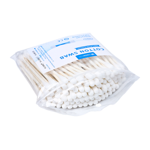 Hisopos de Papel con Punta Redonda, 100 Unidades/Bolsa, Hisopos de Papel Envueltos Individualmente, Hisopos Q-Tips - Product Image 5