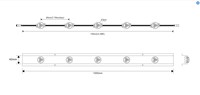 Lumières de Noël LED RGBW étanches IP68 pour parc à thème, DC12V, matériau PC, points lumineux permanents
