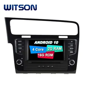 WITSON 7 ''Android 10.0 นำทางสำหรับรถยนต์ DVD GPS สำหรับ VW PASSAT GOLF 7 รถวิทยุ