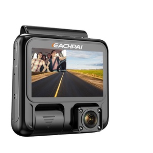 Eachpai x100wg Dash Cam GPS Wifi phía trước và phía sau ống kính kép 1080p siêu tầm nhìn ban đêm Dashcam cho <span class=keywords><strong>uber</strong></span>-driver iver lyft taxi - Product Image 1