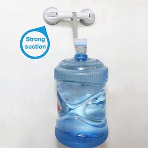 Salle de bain Lot de 2 barres d'appui à prise forte de 12 pouces Poignée de <span class=keywords><strong>douche</strong></span> avec ventouse <span class=keywords><strong>Barre</strong></span> d'appui à ventouse de sécurité pour salle de bain - Product Image 6