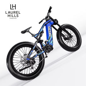 Nouveau vélo électrique à pneus gras HEZZO US EU avec livraison gratuite, 26 pouces, 52V, en fibre de carbone, moteur central, octogonal M620 1000W 21Ah au lithium - Product Image 2