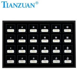 Cubic Zirconia CZ master Diamond test werkzeug 8 Shapes <span class=keywords><strong>Carat</strong></span> Size Master Stones 0.5 ct -3 ct - Product Image 5