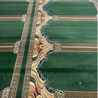 Tapis de mosquée en polyester et nylon tissé, antidérapant, imprimé numériquement, motifs floraux et géométriques, vente directe d'usine, motif personnalisé haut de gamme