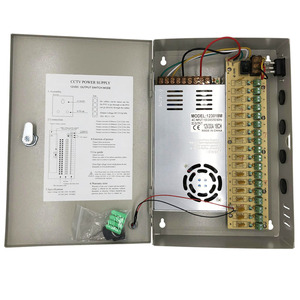 กล่องจ่ายไฟรวมศูนย์สำหรับกล้องวงจรปิด 12V 10A 9 ช่อง พร้อมซ็อกเก็ต ฟิวส์ และไฟ LED สวิตชิ่งพาวเวอร์ซัพพลาย - Product Image 4