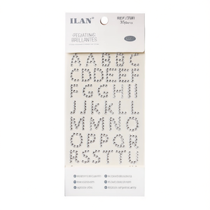 Adesivi con lettere Ilan Glitter 35 pezzi Colore 01 Rif. 27081 - Product Image 2