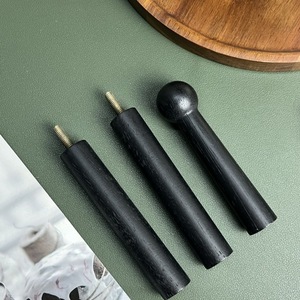 Wooden Skewer <b>Plate</b> <b>Rack</b> Black Multi Layer Dessert Stand Home Use Easy Assembly - Product Image 2